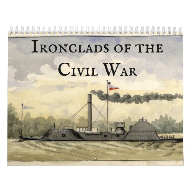 Calendário Ironclads da Guerra Civil (Capa)