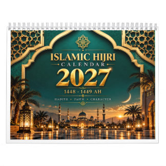 Calendário Islâmico Hijri 2027 | Hadith & Islã 