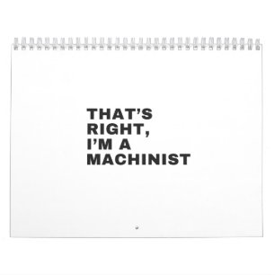 CALENDÁRIO ISSO É CERTO QUE EU SOU MACHINISTA