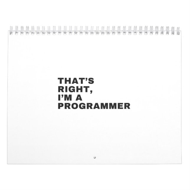 CALENDÁRIO ISSO, EU SOU UM PROGRAMADOR (Capa)