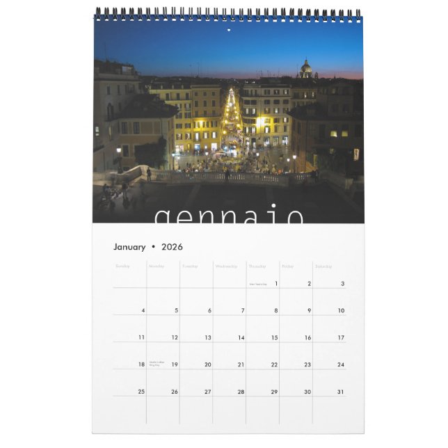 Calendário Italia 2011 (Jan 2026)