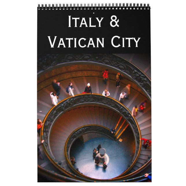 Calendário itália e cidade vaticano (Capa)