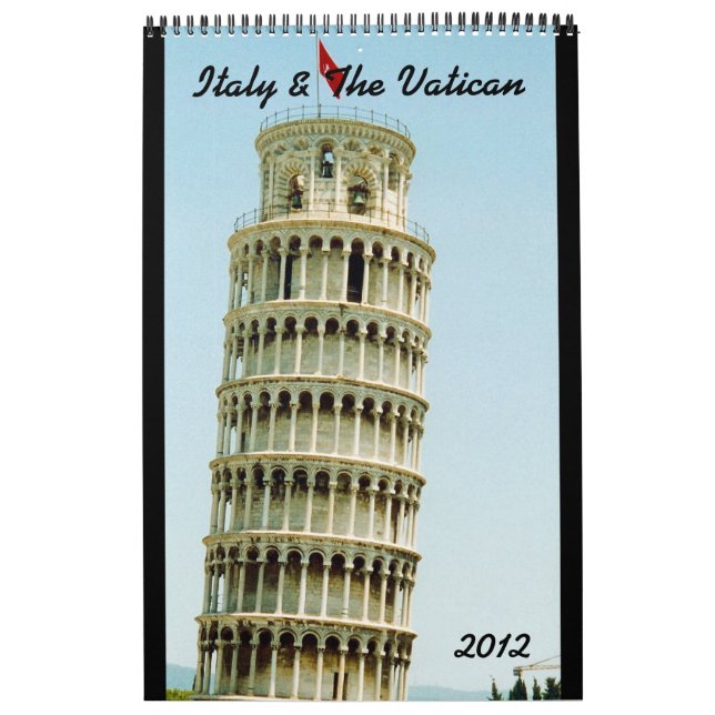 calendário itália e vaticano 2012 (Capa)