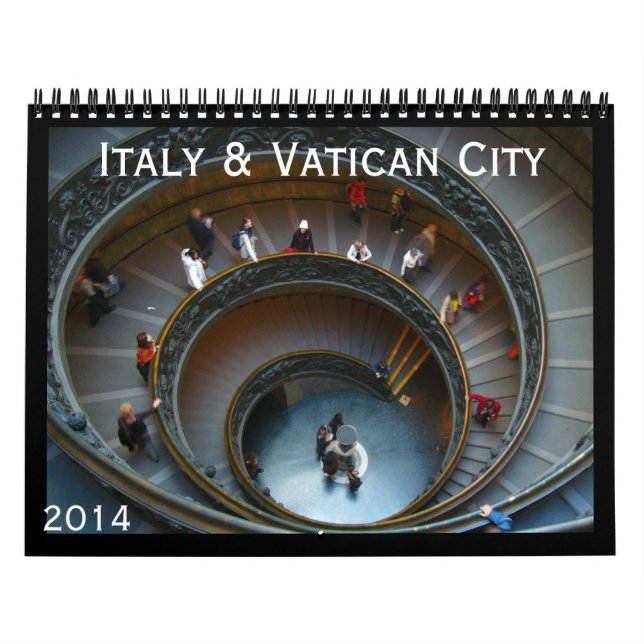 Calendário Italia e vaticano 2014 (Capa)