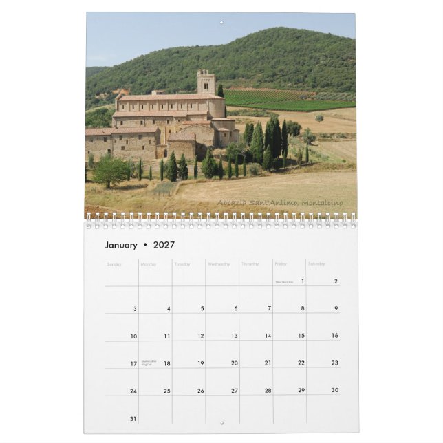 Calendário italiano dos verões (Jan 2027)