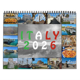 Calendário Italy from Above – 2026 Drone Photography Calendar
