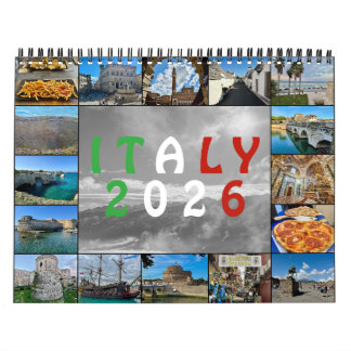 Calendário Italy from Above – 2026 Drone Photography Calendar