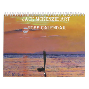 Calendário Jack Mckenzie Art 2022 Calendar