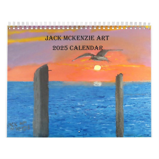 Calendário Jack Mckenzie Art 2025 Calendar (Capa)