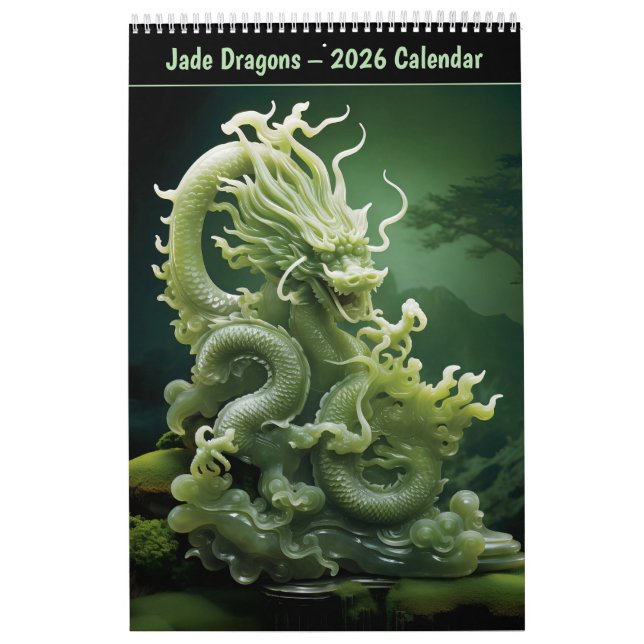 Calendário Jade Dragons – 2026 Calendar (Capa)
