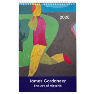Calendário James Gordaneer Art of Victoria