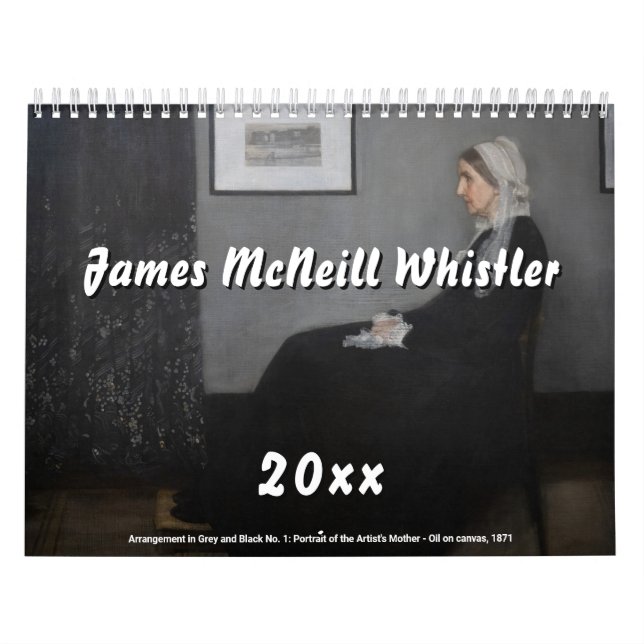 Calendário James McNeill Whistler (Capa)