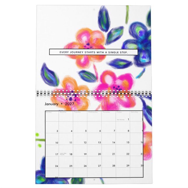 Calendário Jardim Flor (Jan 2027)