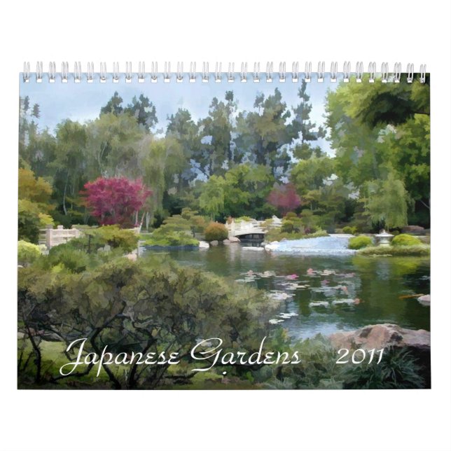 Calendário Jardim japonês (Capa)