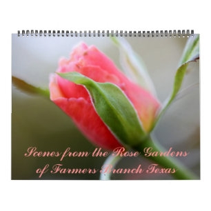 Calendário Jardim Rosa de 2021