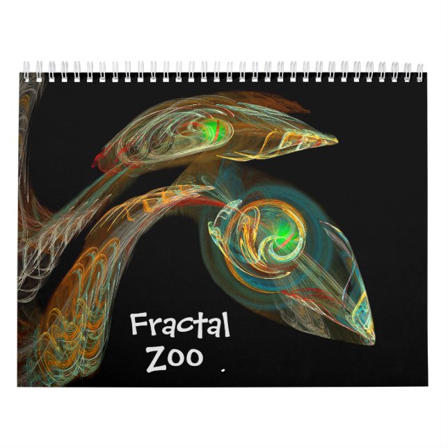 Calendário Jardim zoológico do Fractal (Capa)