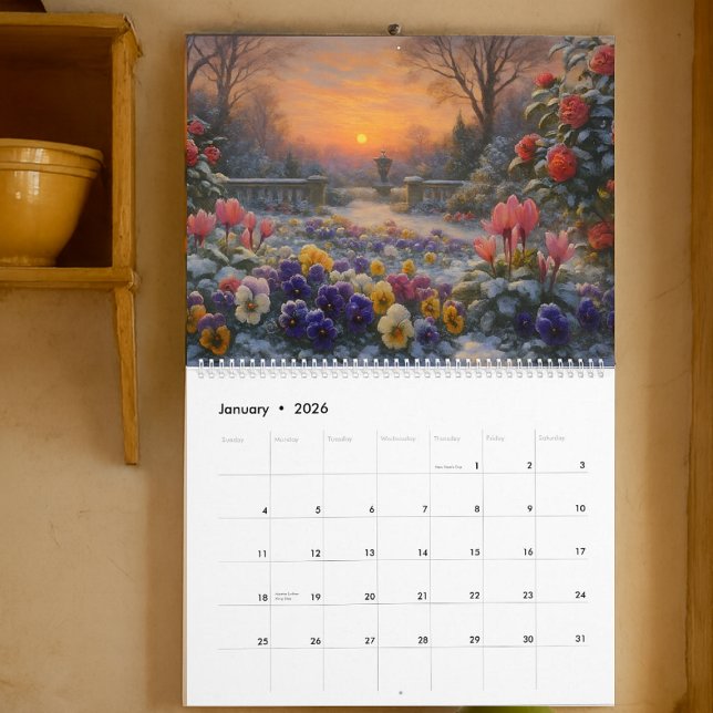 Calendário Jardins da Era Vitoriana (Criador carregado)