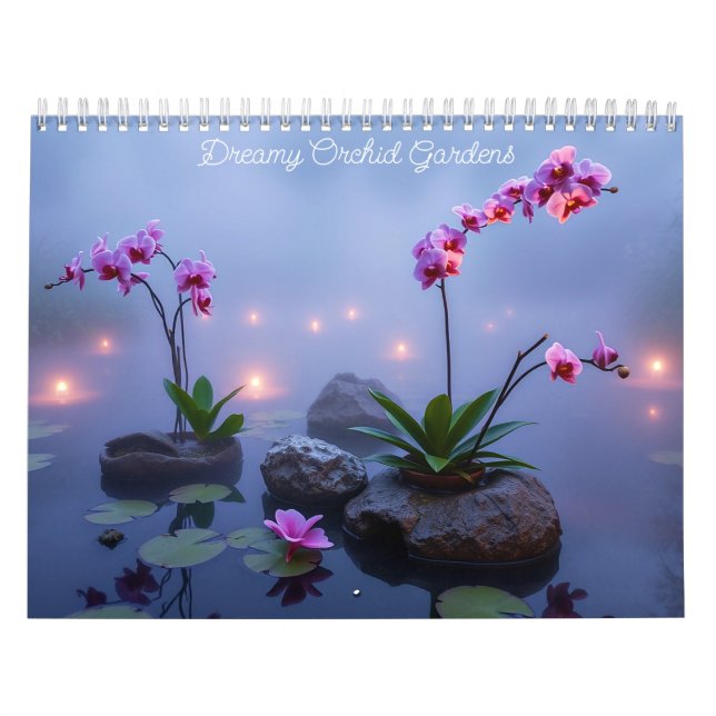 Calendário Jardins das Orquídeas Dreamy (Capa)