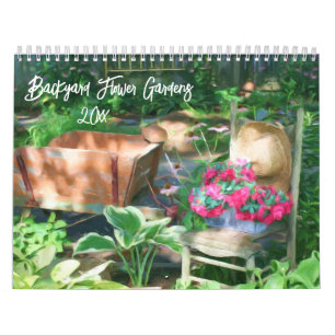 Calendário Jardins de Flores no Quintal