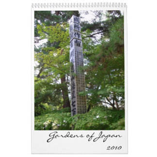 Calendário Jardins de Japão 2010
