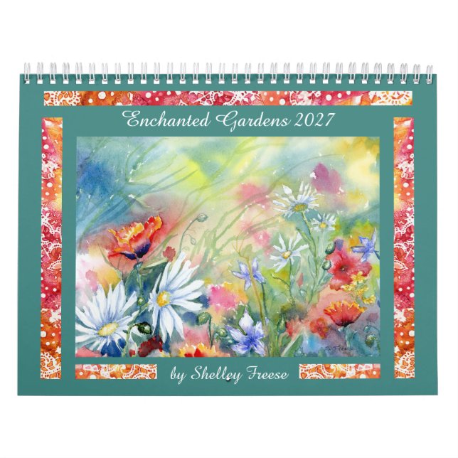 Calendário Jardins Encantados 2027 (Capa)
