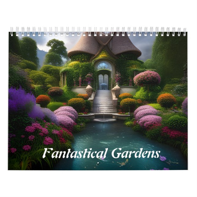Calendário Jardins Fantásticos (Capa)