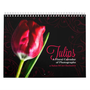 Calendário Jardins Florais Tulip 12 Meses