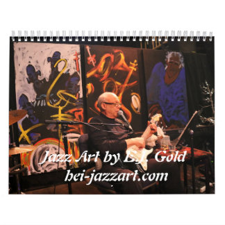 Calendário Jazz Art by E.J. Dourado
