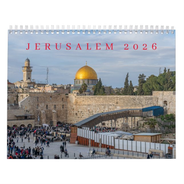 calendário Jerusalém 2026 (Capa)