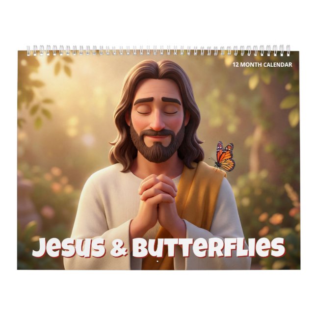 Calendário Jesus & Butterflies Calendar (Capa)