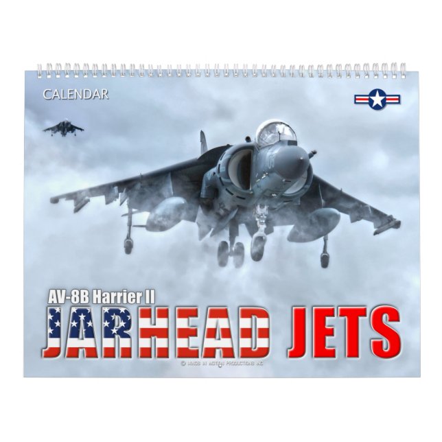 Calendário JETS JARHEAD - AV-8B Harrier II (Capa)
