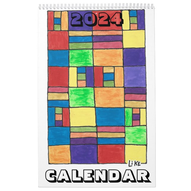 Calendário Jlikeart 2024 (Capa)