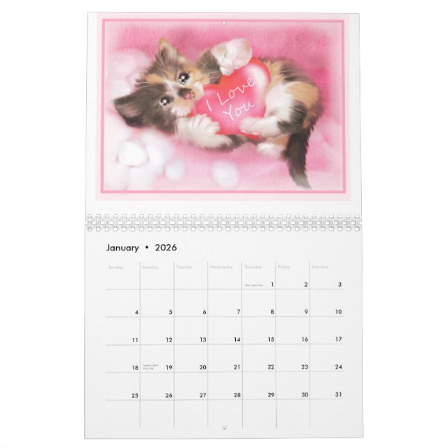 Calendário Jogando nas margaridas, 2011 Cuties (Jan 2026)