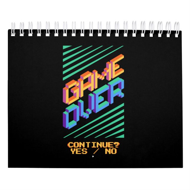 Calendário JOGO SOBRE Continue SIM NÃO (Capa)