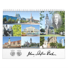 Calendário Johann Sebastian Bach Cities & Places