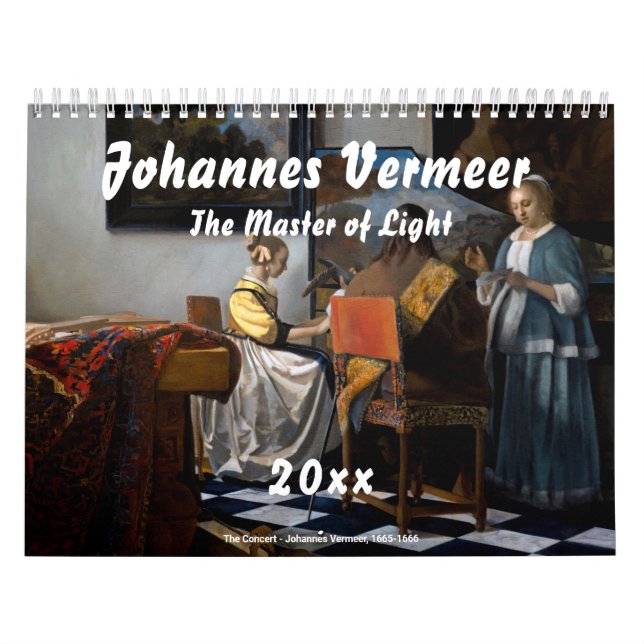 Calendário Johannes Vermeer (Capa)