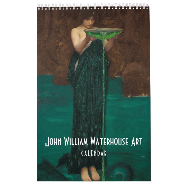 Calendário John William Waterhouse Art Calendar (Capa)