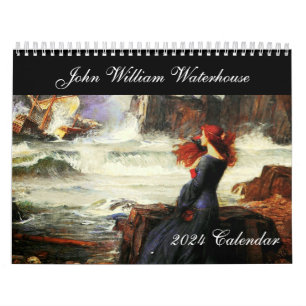 Calendário John William Waterhouse Fine Art