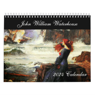Calendário John William Waterhouse Fine Art