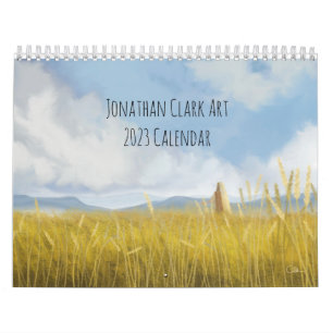 Calendário Jonathan Clark Art 2023 Calendar