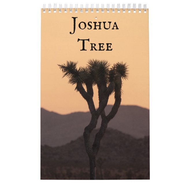 Calendário Joshua Tree (Capa)