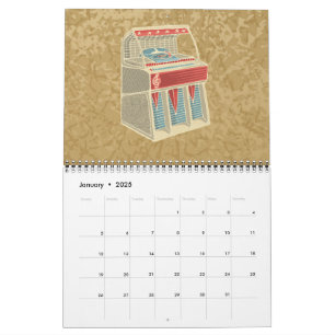 Calendário Jukebox do Grunge