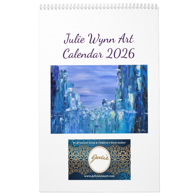 Calendário Julie Wynn New Art Calendar 2026 (Capa)