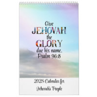 Calendário JW 2025 com Texto do Ano