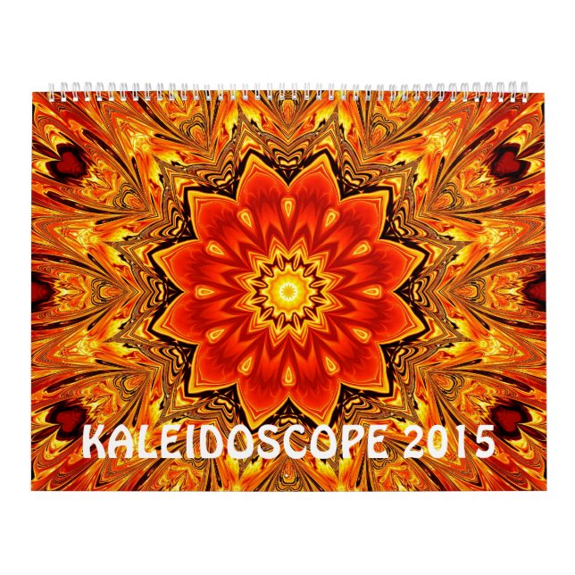 Calendário Kaleidoscope Parede 12 meses (Capa)