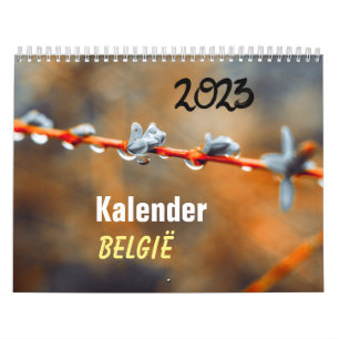 Calendário Kalender 2023 België/2023 Bélgica Calendar