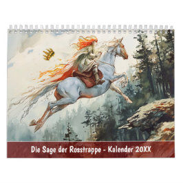 Calendário Kalender 2026 – Die Sage der Rosstrappe