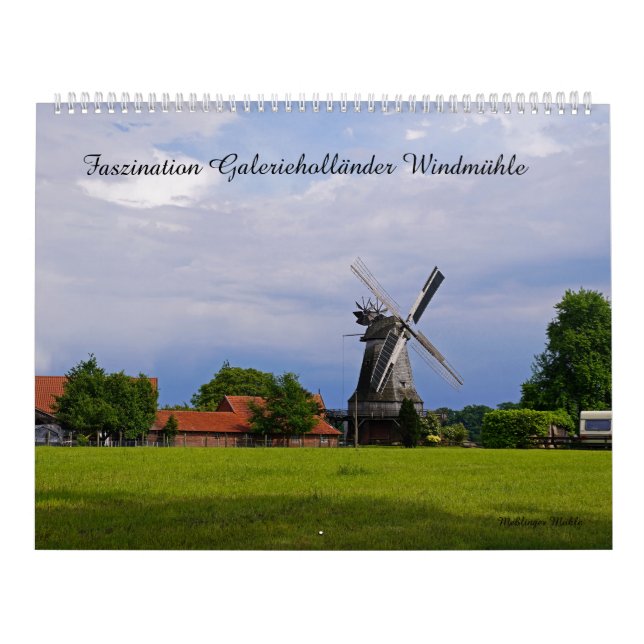 Calendário Kalender Galerieholländer Windmühlen (Capa)