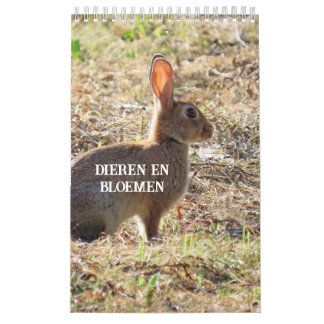 Calendário Kalender met afbeeldingen van de natuur