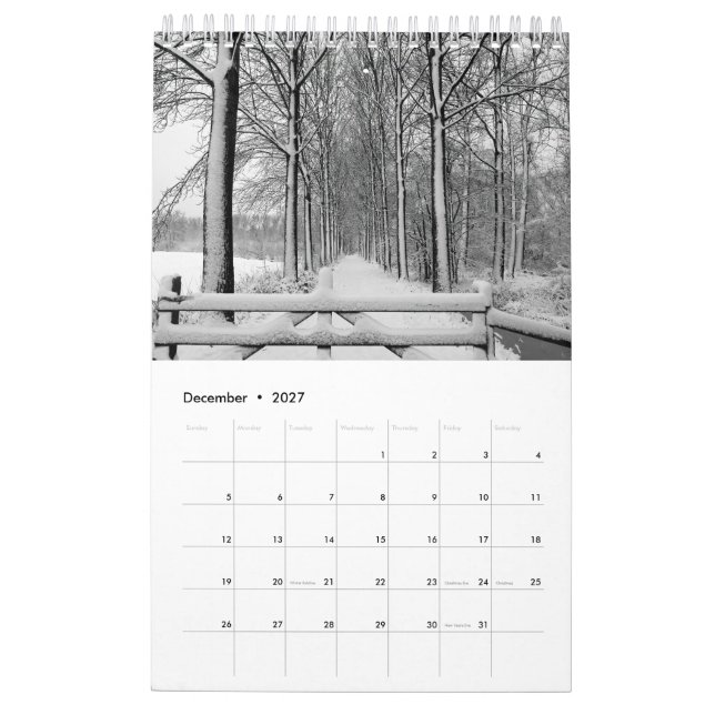 Calendário Kalender met afbeeldingen van de natuur (Dez 2027)